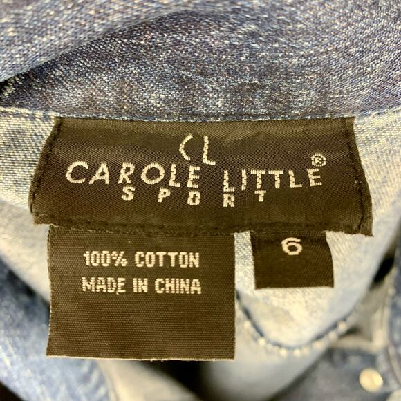 100% Cotton Vintage Boho Western Jean Jacket - Picture 5 of 5